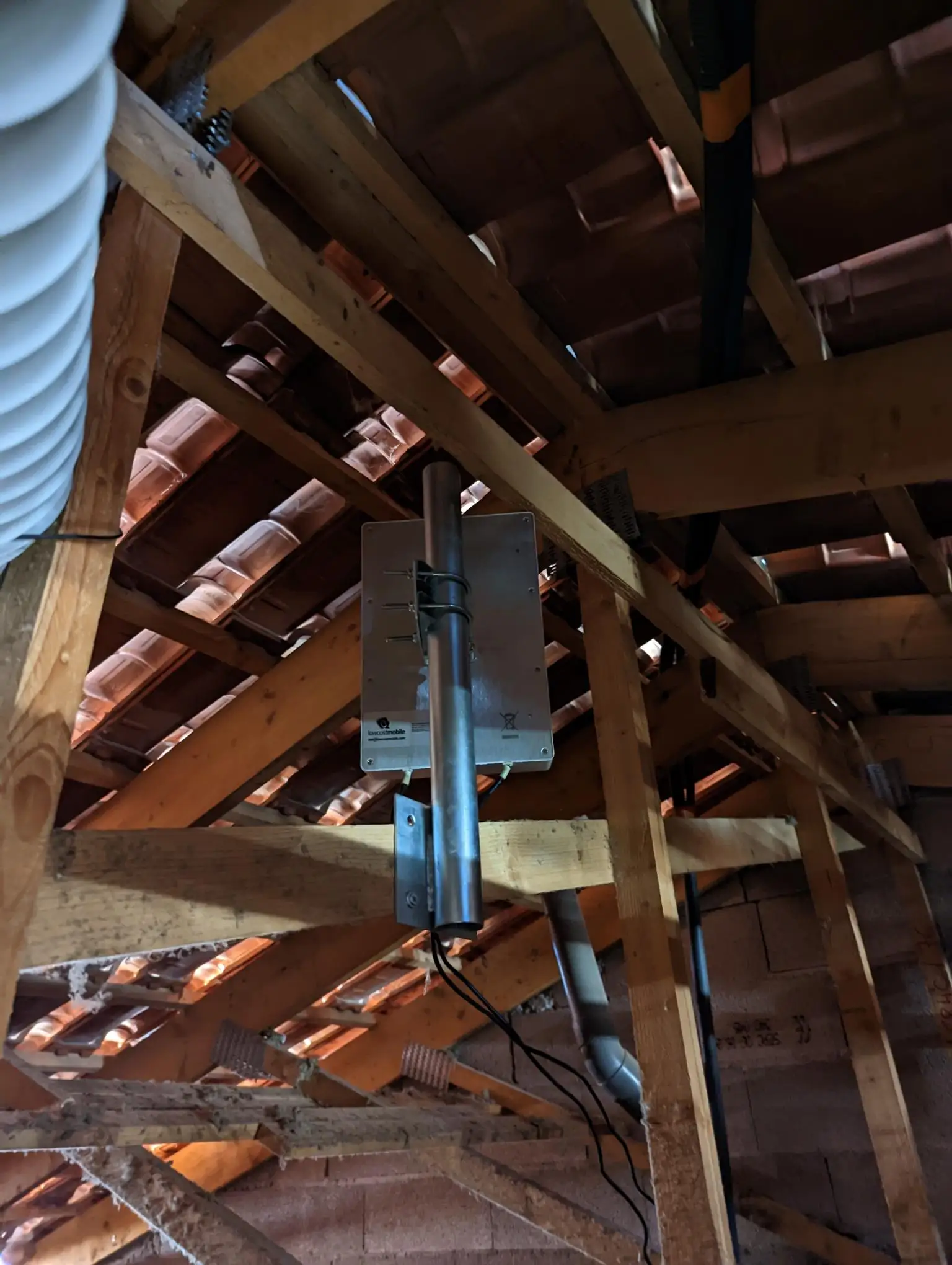 Antenna in the attic